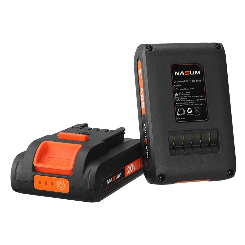 Insma Akku-Laubbläser, (1600W Elektrische Laubbläser 241km/h Gartenbläser Gebläse 1500 U/min), Mit 2 Akkus 2,0 Ah