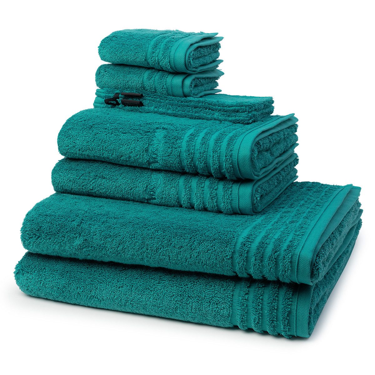 Vossen Handtuch Set Vienna Style Supersoft, Frottee (Spar-Set, 8-St), 2 X Wasch- 2 X Gäste- 2 X Dusch- 2 X Handtuch im Set - Baumwolle