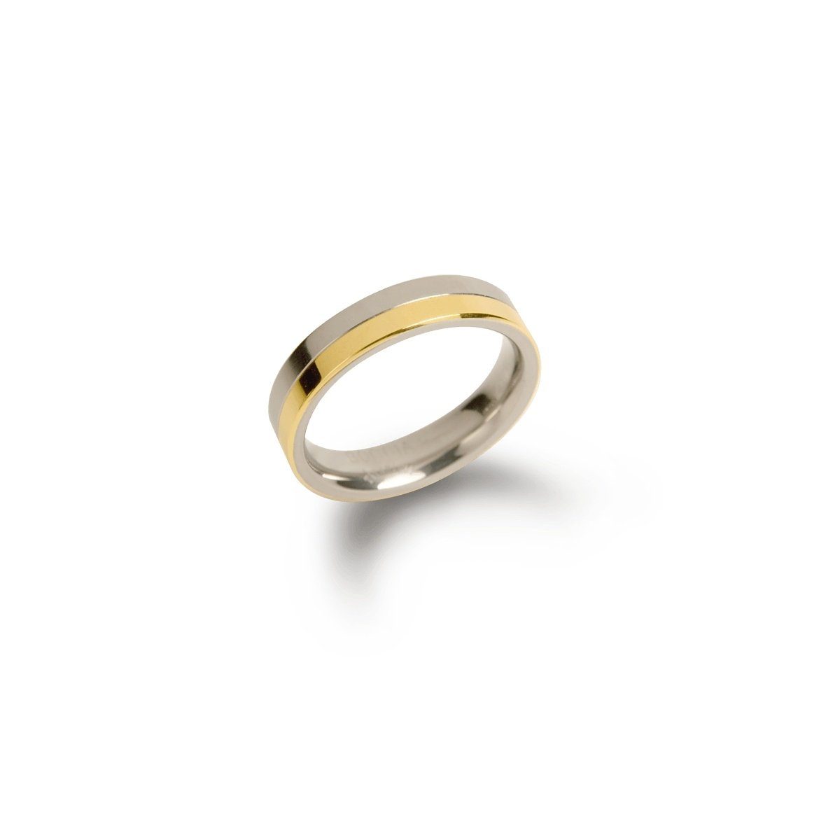 Boccia Fingerring Boccia Ring 0129-0269 Titan vergoldet (kein Set, 1-tlg)