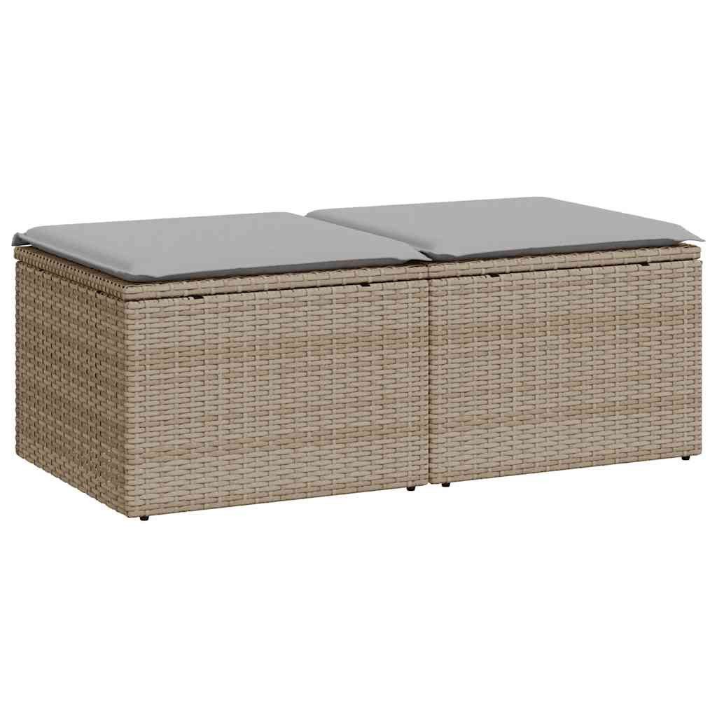 vidaXL Gartenlounge-Set 2-tlg. Garten-Sofagarnitur mit Kissen günstig online kaufen