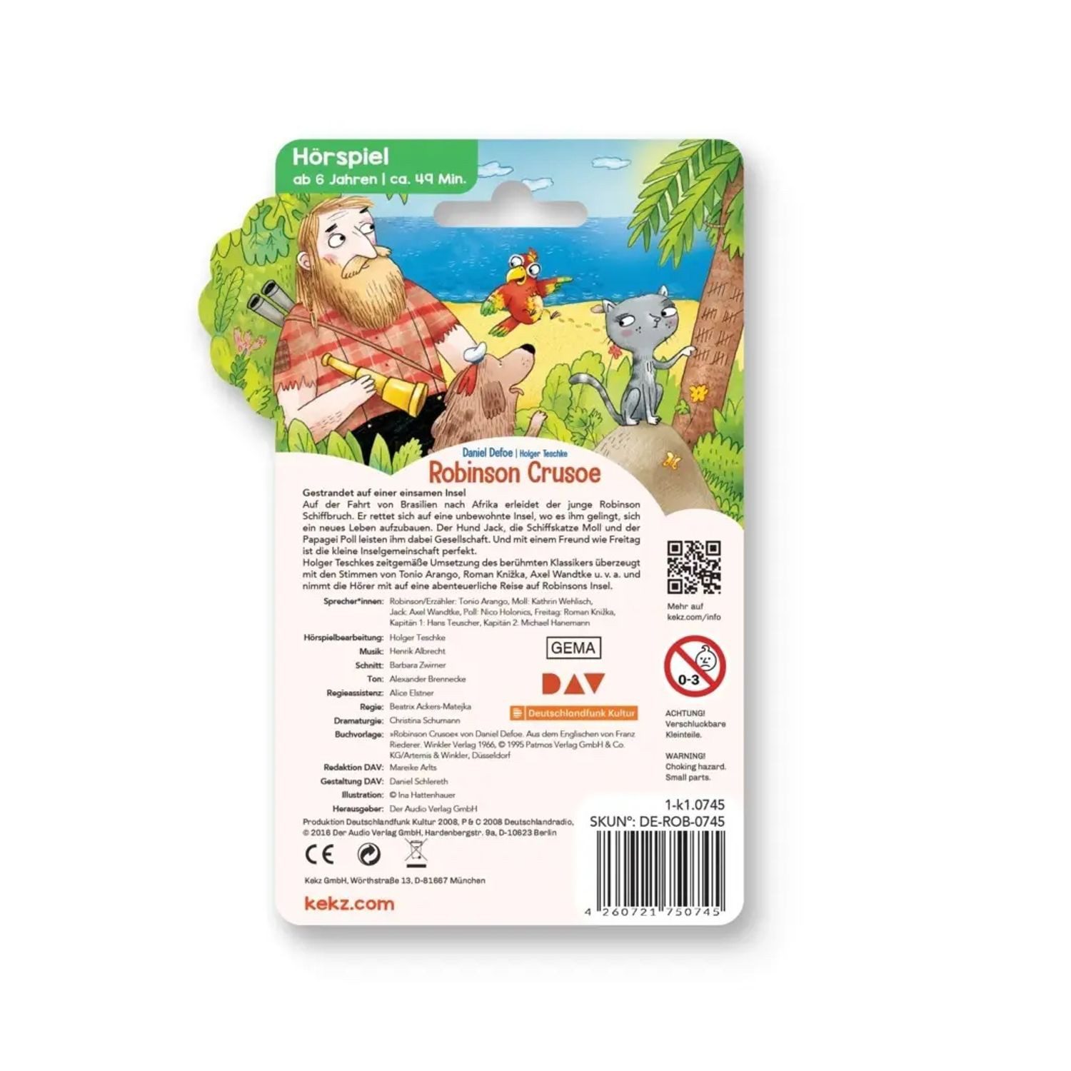 Kekz Hörspiel Robinson Crusoe,1 Audio-Chip
