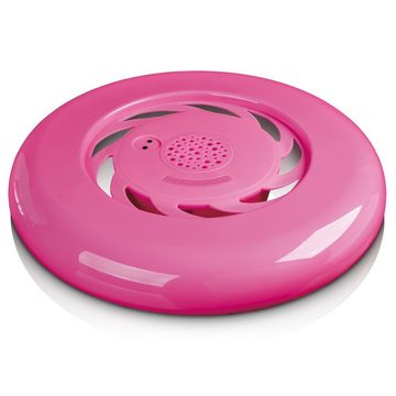 Lenco AFB-100PK 1.0 Bluetooth-Lautsprecher (3 W, Sommer-Must-Have, Bluetooth-Frisbee mit 20m Sound, Wiederaufladbar)