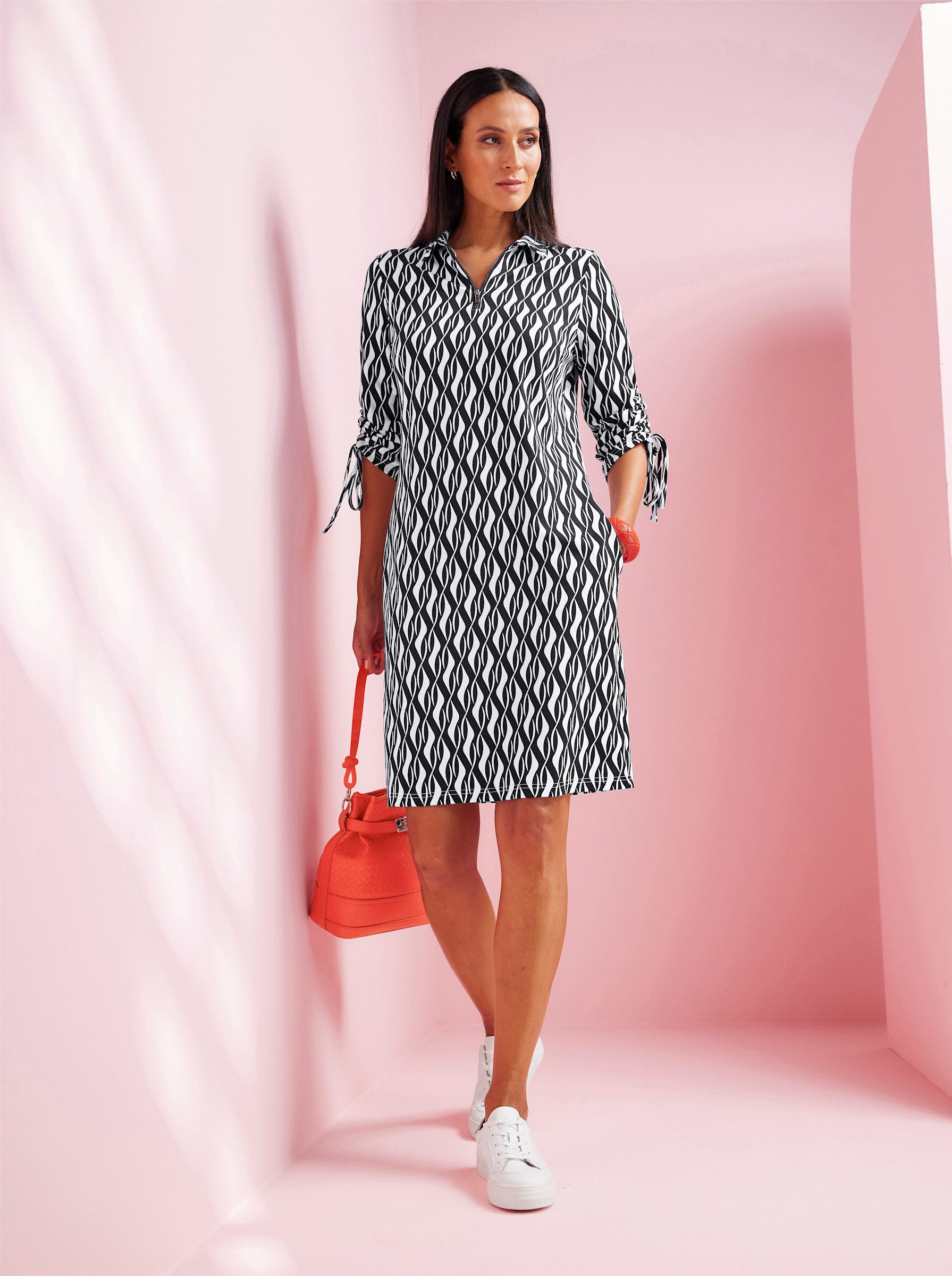 heine Jerseykleid Jersey-Kleid 3/4-Arm