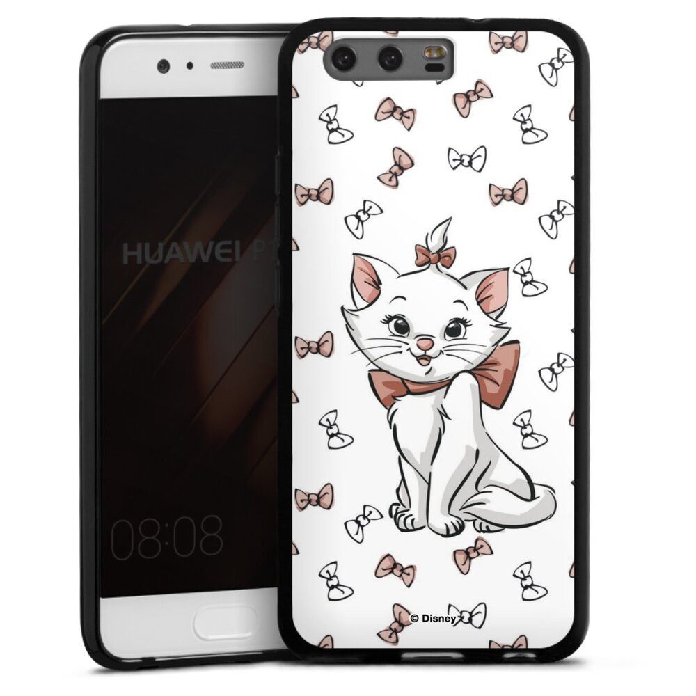 DeinDesign Handyhülle Aristocats Marie Disney Katze Marie Shy, Huawei P10 Silikon Hülle Bumper Case Handy Schutzhülle