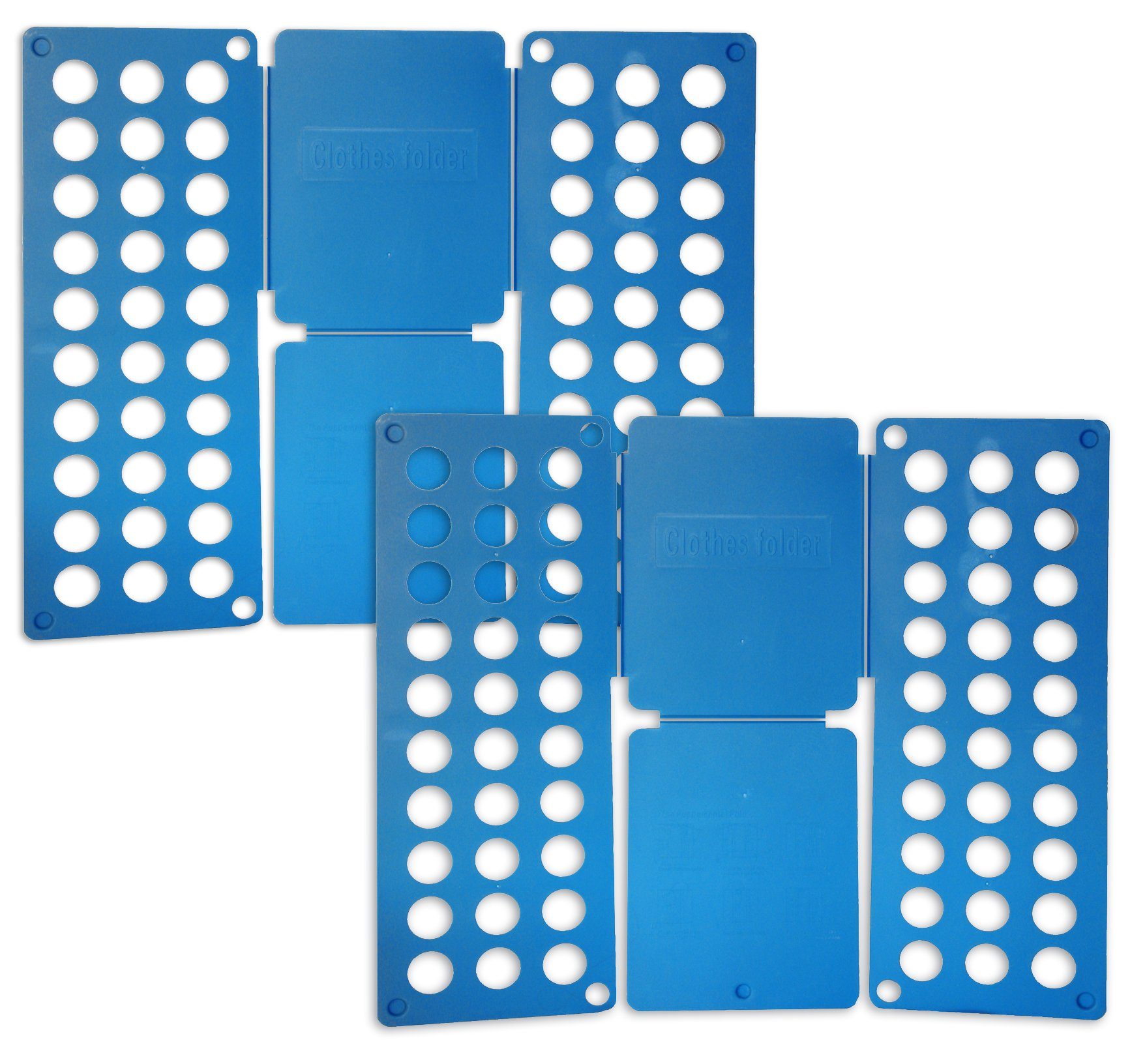 Close Up Spielfigur TShirt Folder Wäschefalter 2er Set Faltbrett Hemdenfalter