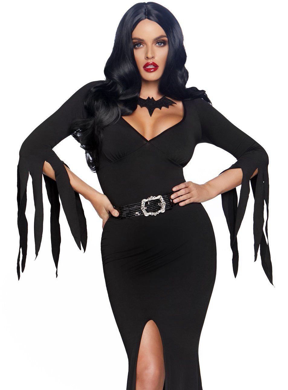 Leg Avenue Vampir-Kostüm Vampir Vamp, Das lange Schwarze für düstere Damen