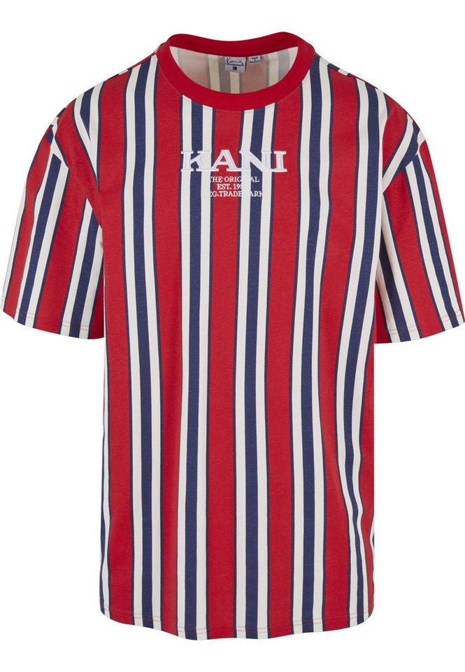 Karl Kani T-Shirt Karl Kani Herren KM241-034-1 Karl Kani Retro Striped Tee (1-tlg)