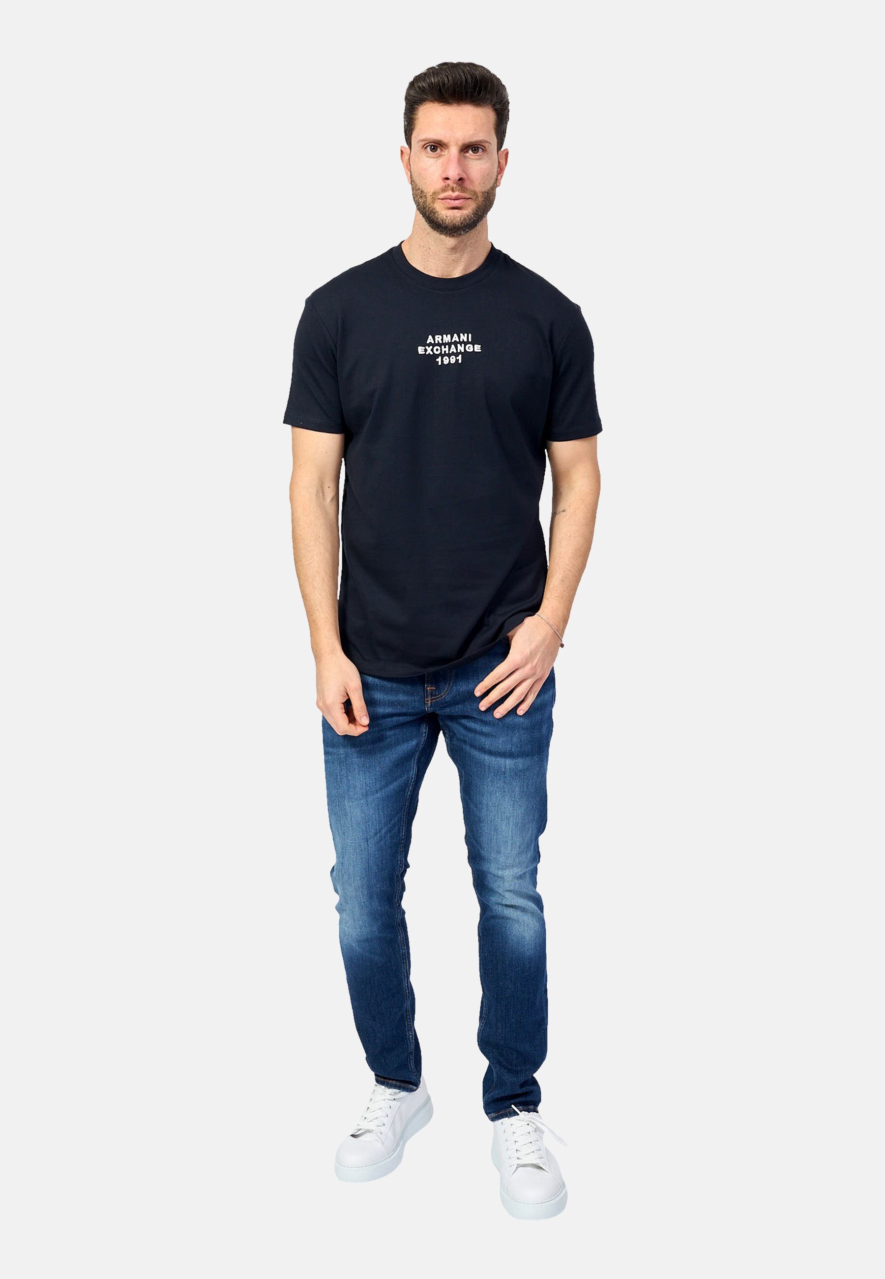 AIX ARMANI EXCHANGE T-Shirt T-Shirt Kurzarmshirt (1-tlg., 1) günstig online kaufen