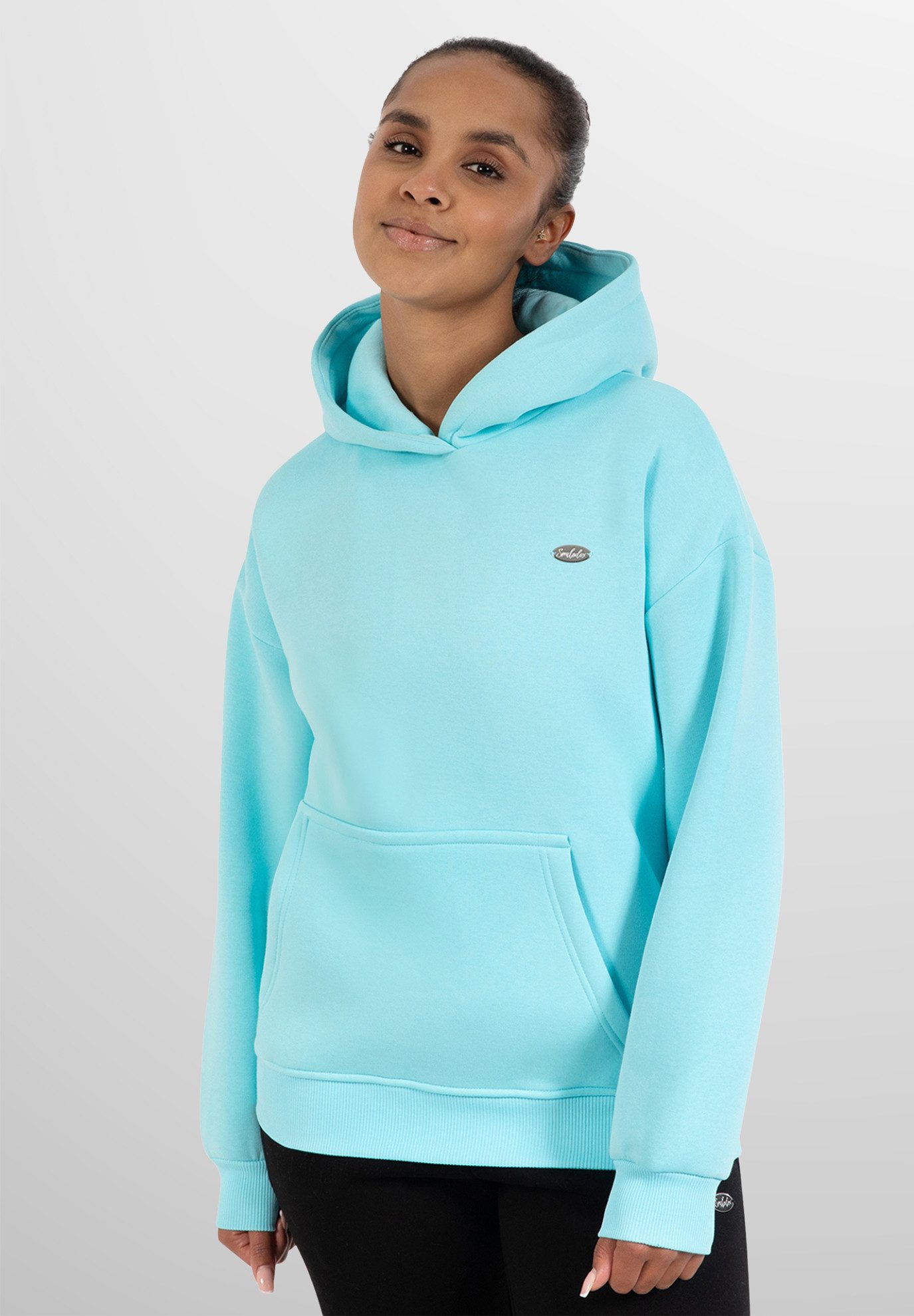 Smilodox Hoodie Odelia, Hochwertiger Oversize Kapuzenpullover günstig online kaufen