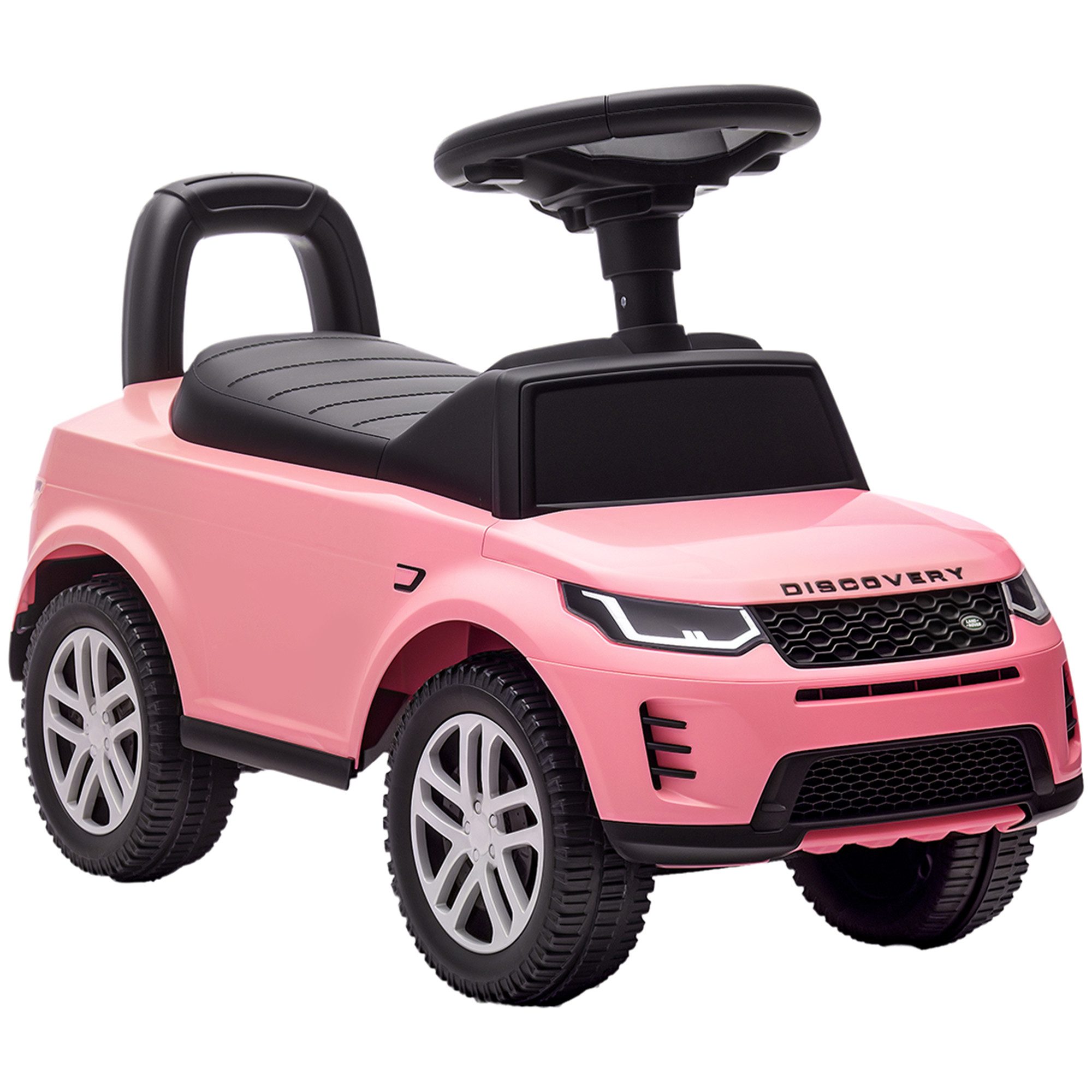 AIYAPLAY Rutscher LAND ROVER DISCOVERY Kinderfahrzeug, (Set, 1-tlg., 1-tlg), für Kinder von 18-36 Monaten, Rosa