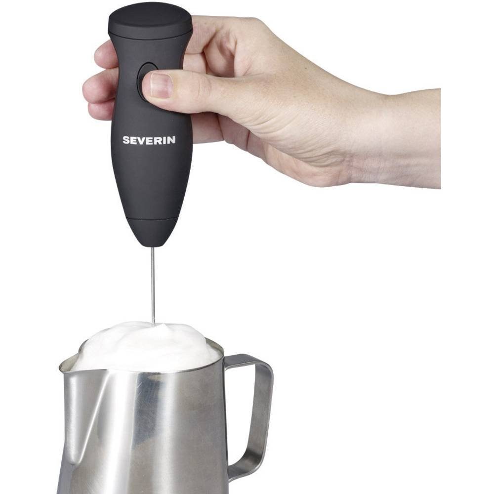 Severin Milchaufschäumer Hand-Milchaufschäumer mit Batterien 3590
