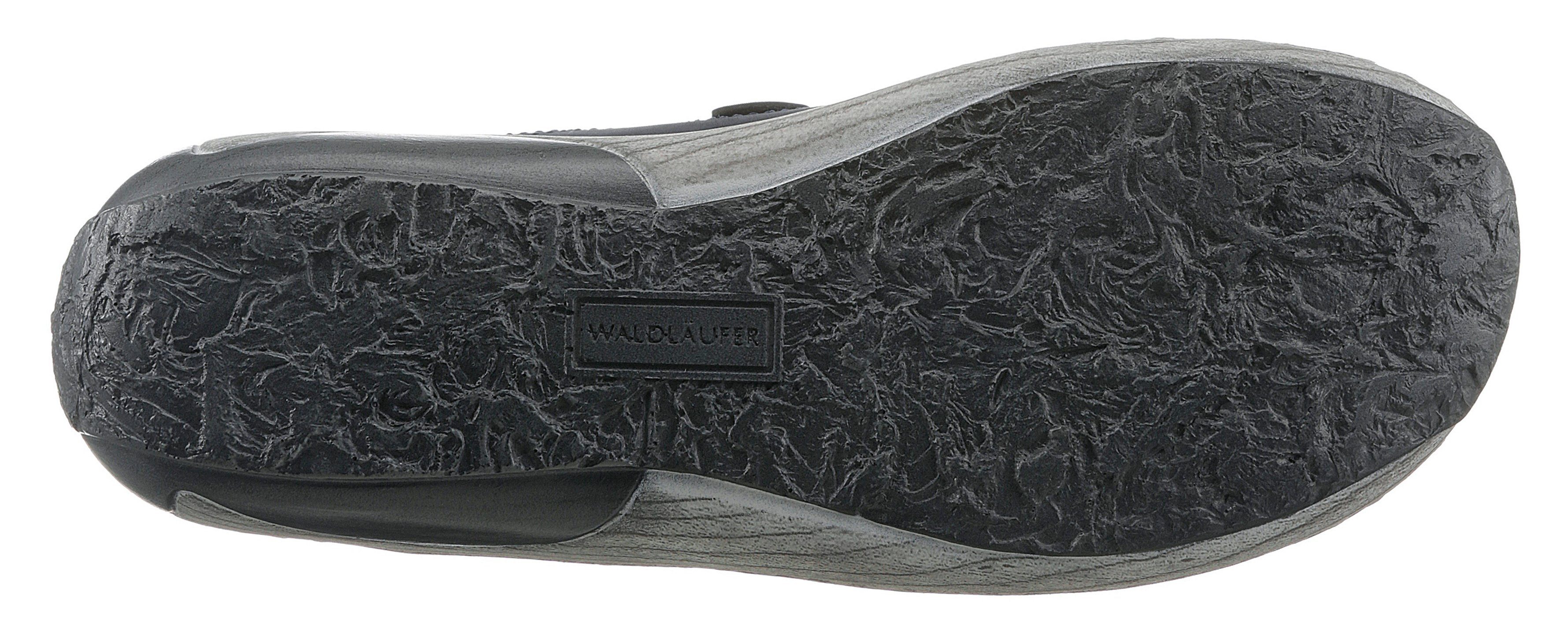Waldläufer GARDA Pantolette, Keilabsatz, Sommerschuh, Schlappen mit Schmuckapplikation, Weite G