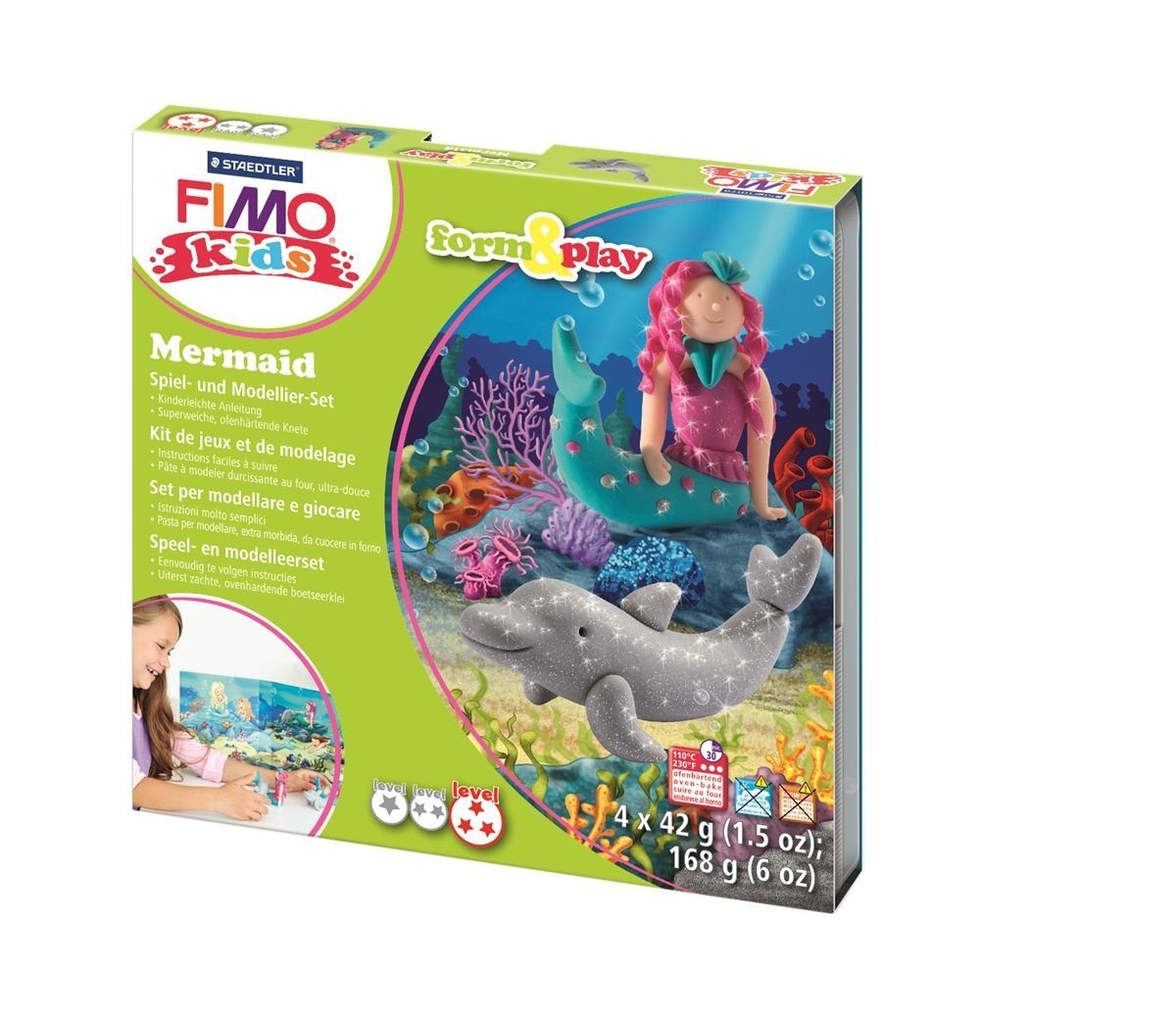 Bastelfilz STAEDTLER FIMO kids form & play Mermaid
