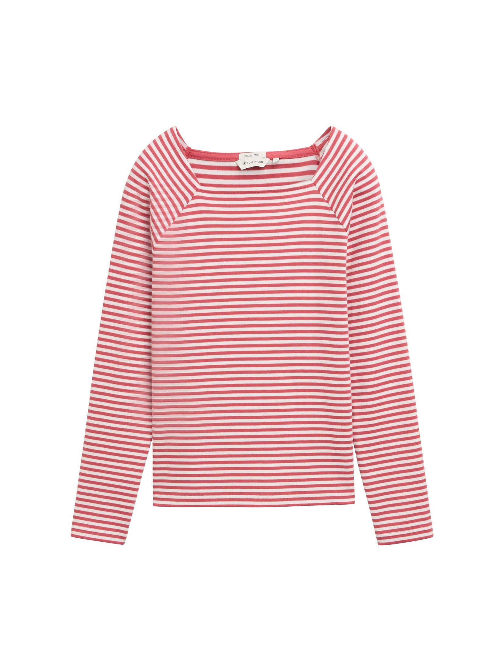 TOM TAILOR Langarmshirt Langarmshirt mit Streifenmuster günstig online kaufen