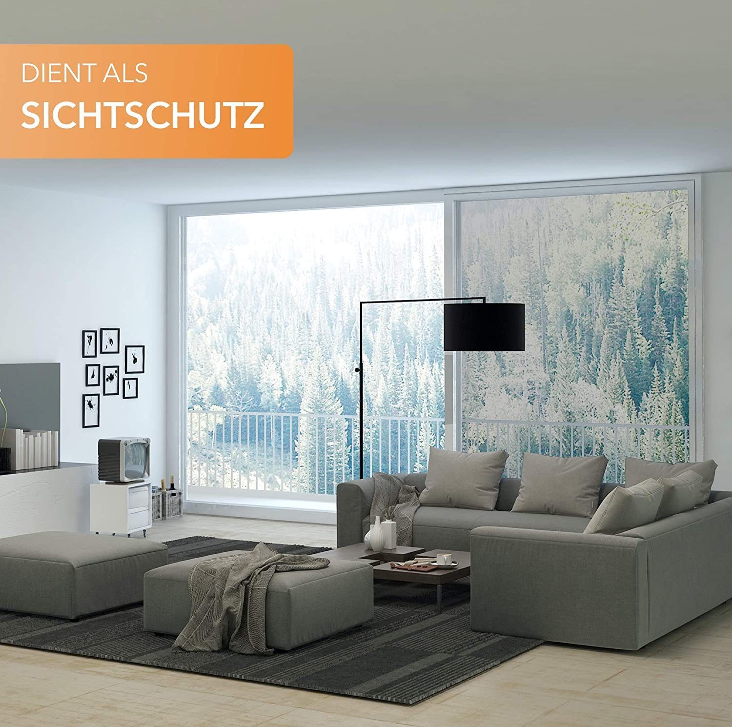 SOLAR-TEC Sonnenschutz-Fensterfolie SOLAR-TEC Premium Spiegelfolie - Breite 76cm - Sonnenschutz, Lichtschutz, glatt, Selbstklebend im Nassklebeverfahren – Bild 3 von 5