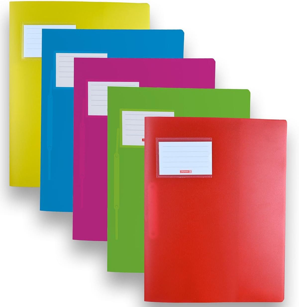 BRUNNEN Schulheft Brunnen, FACT!pp Schnellhefter A4, mit Namensschild & Einstecktasche