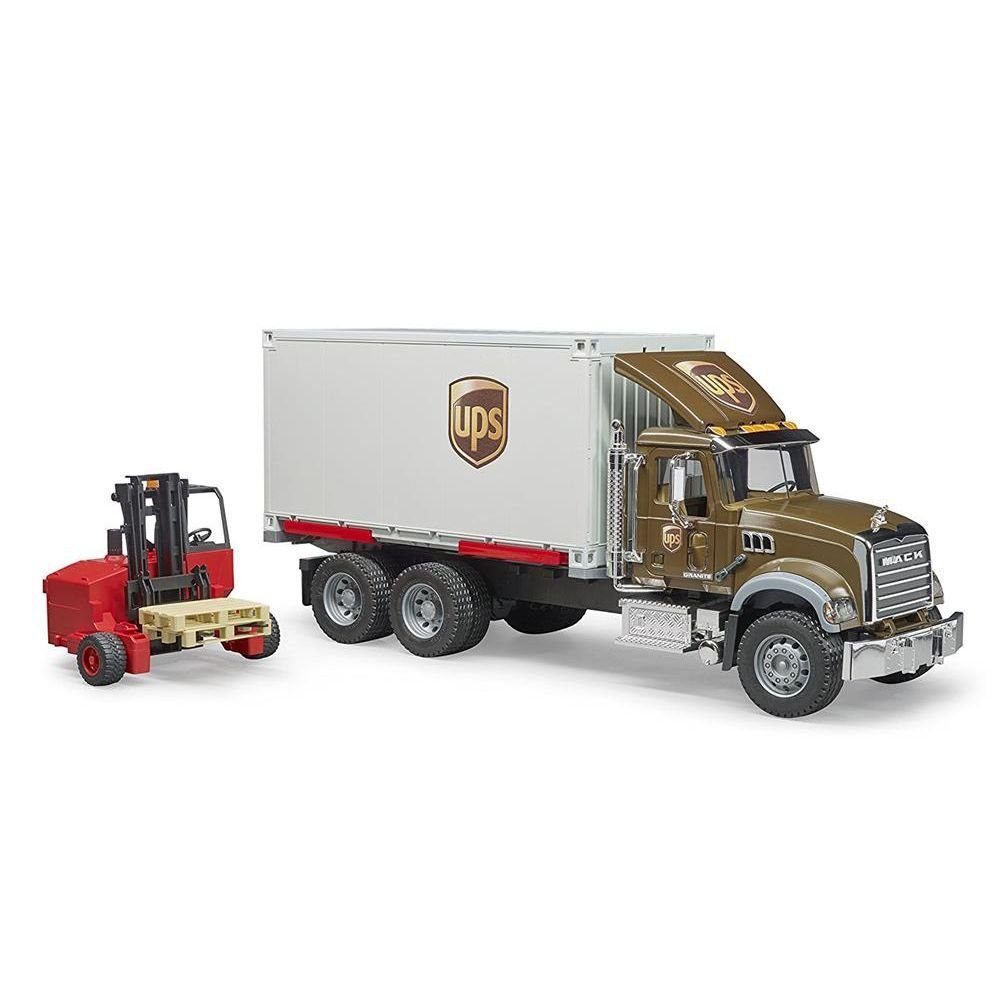 Bruder® Spielzeug-LKW Mack Granite Ups Logistik, Fahrzeug LKW mit Mitnahmes günstig online kaufen