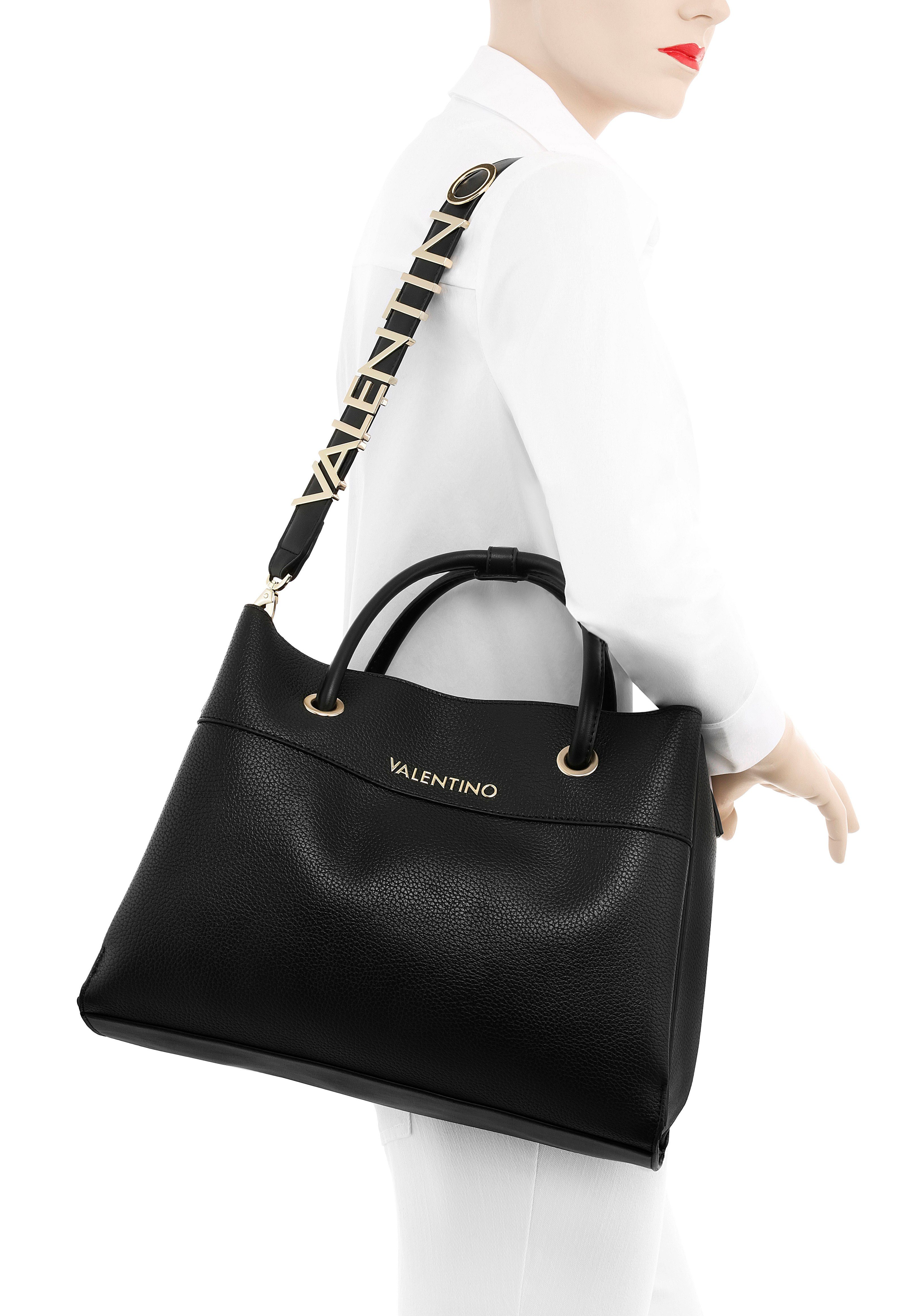 VALENTINO BAGS Henkeltasche ALEXIA, Umhängetasche Schultertasche mit goldfarbenen Details