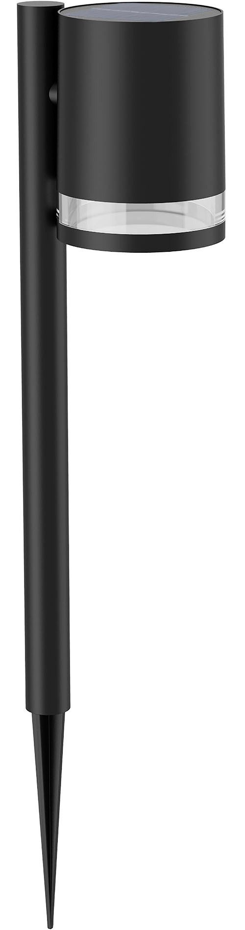 Philips LED Solarleuchte Outdoor Fyce Spiess 1.5W, 2700 Kelvin, schwarz, Abschaltautomatik, Tageslichtsensor, LED fest integriert, Warmweiß