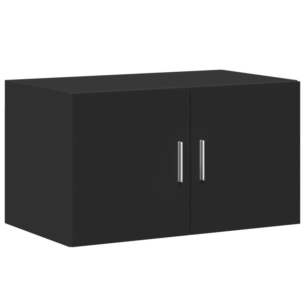 vidaXL Hängeschrank Wandschrank Schwarz 70x42,5x40 cm günstig online kaufen