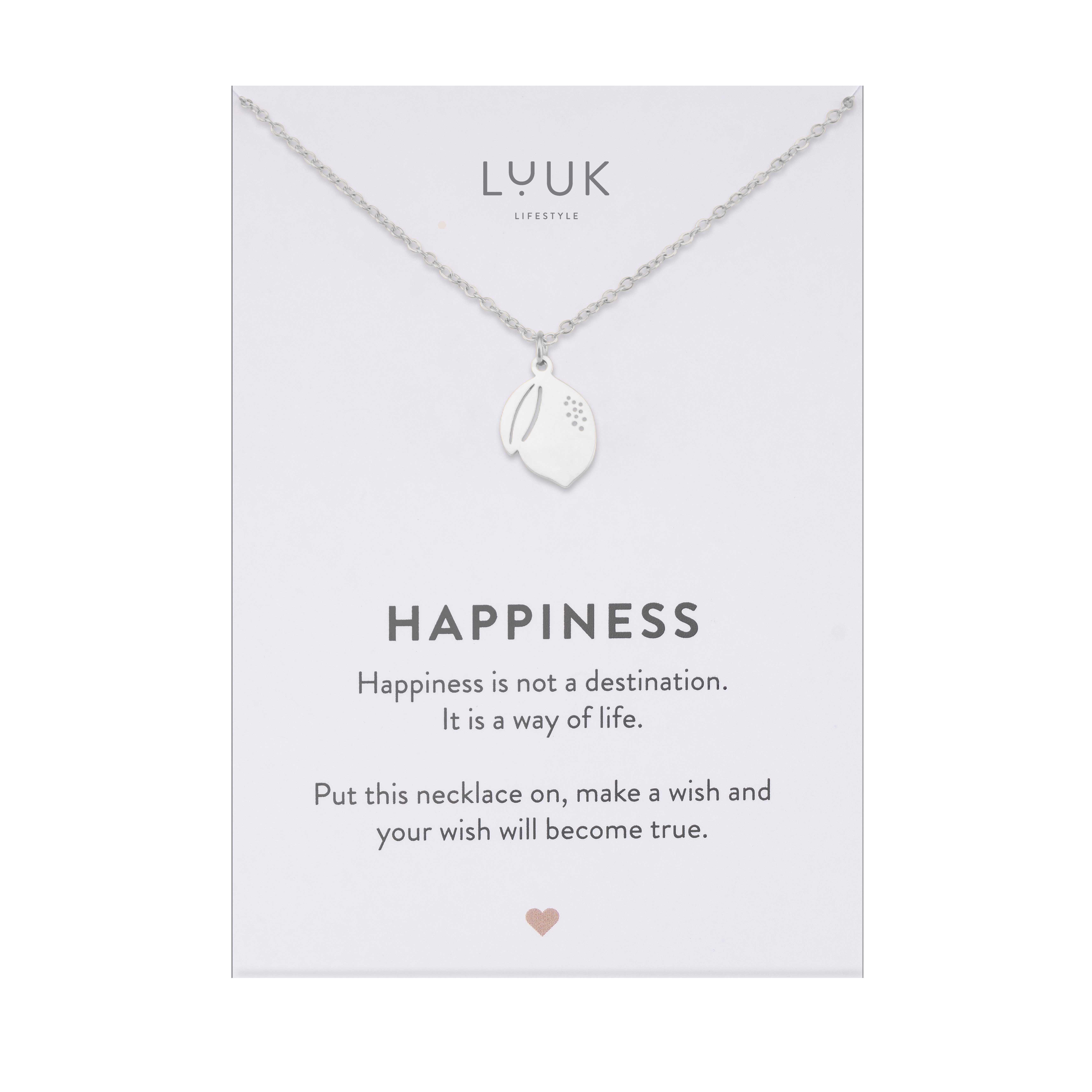 LUUK LIFESTYLE Kette mit Anhänger Zitrone, günstig online kaufen