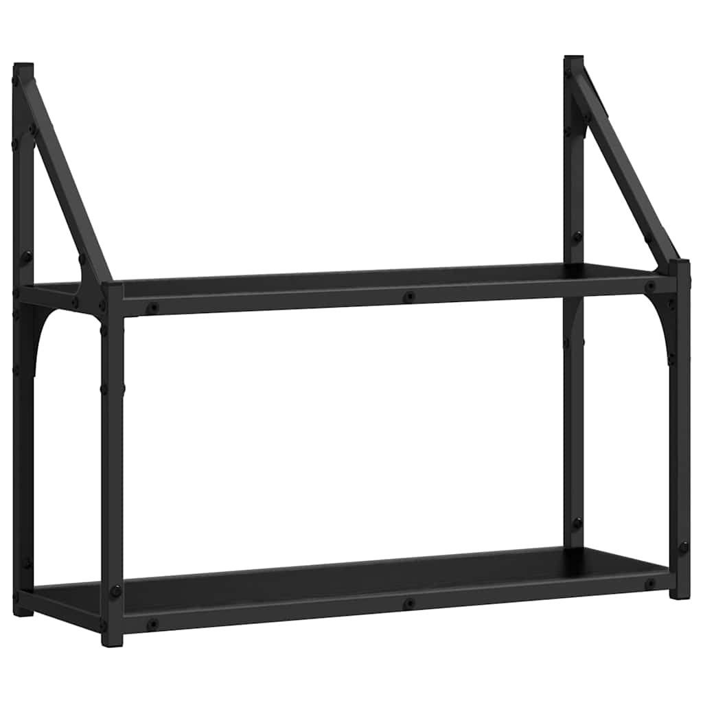 vidaXL Regal Wandregal Schwarze Eiche 60 günstig online kaufen