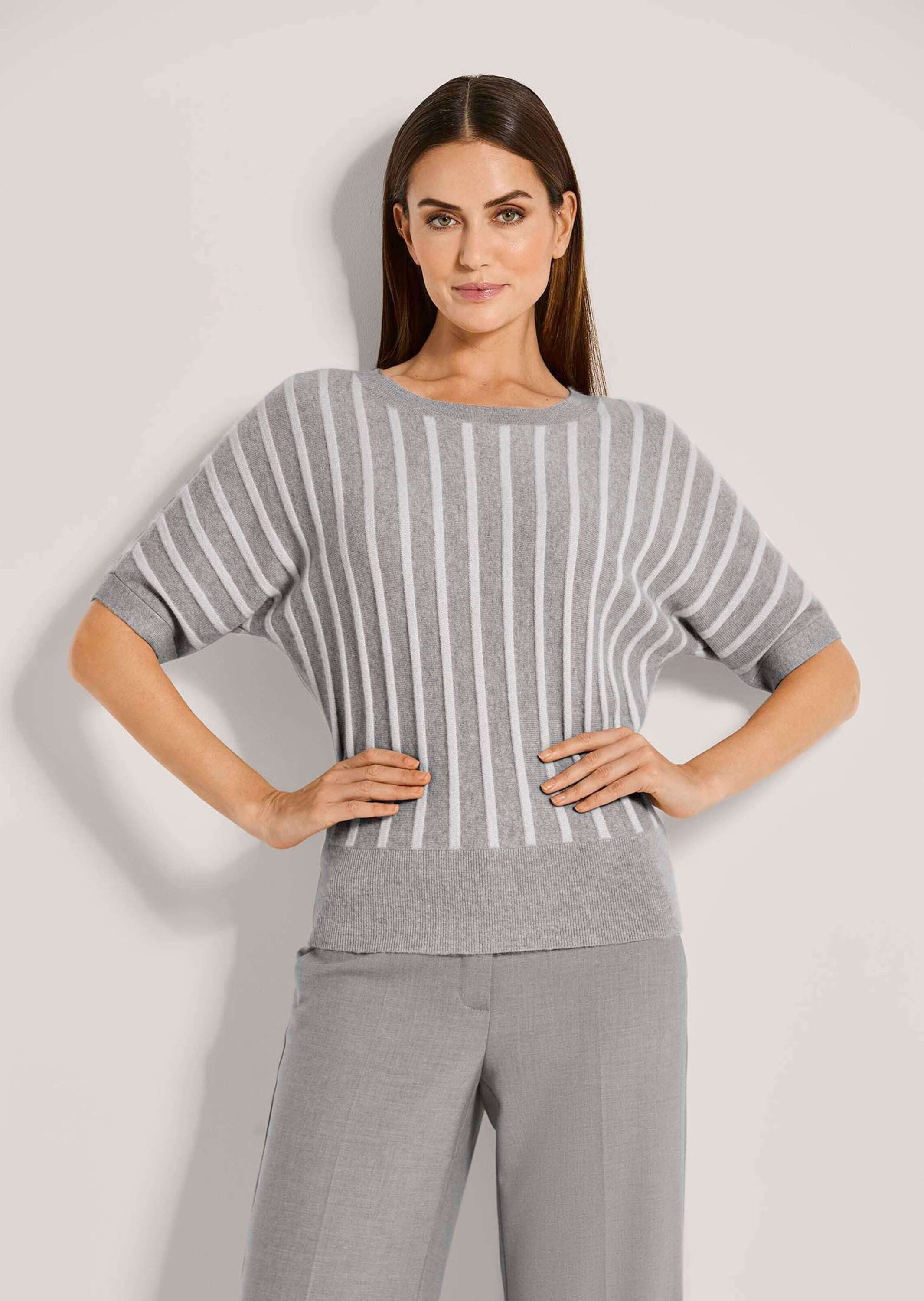 MADELEINE Strickpullover Streifenpullover aus Good Cashmere