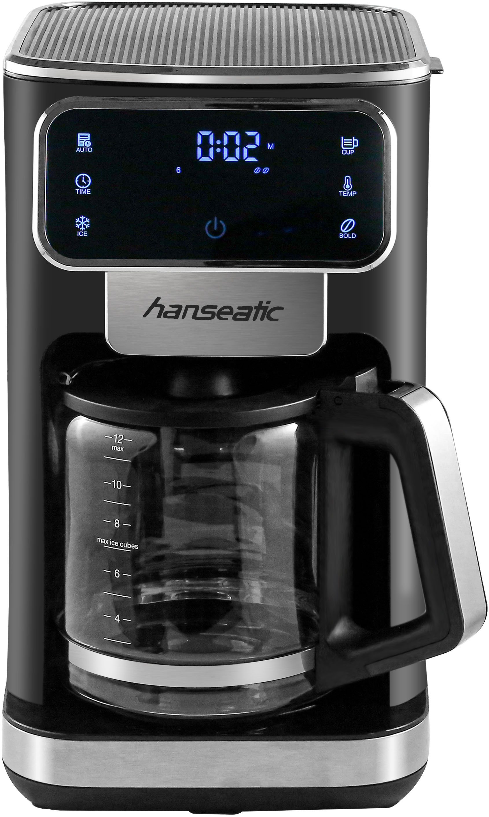 Hanseatic Filterkaffeemaschine HCMD151100BD, 1,5l Kaffeekanne, Papierfilter 1x4, inkl. 3 Jahre Herstellergarantie