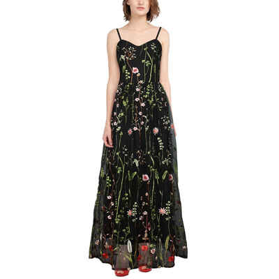 Chic Star Petticoat-Kleid »Leichtes Sommerkleid mit Stickerei Blumenwiese«