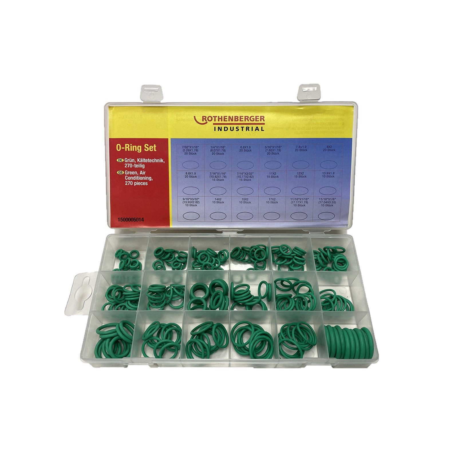 Rothenberger Industrial Kältemittel ROTHENBERGER Industrial O-Ring Set - Kältetechnik 270-teilig - 1500005
