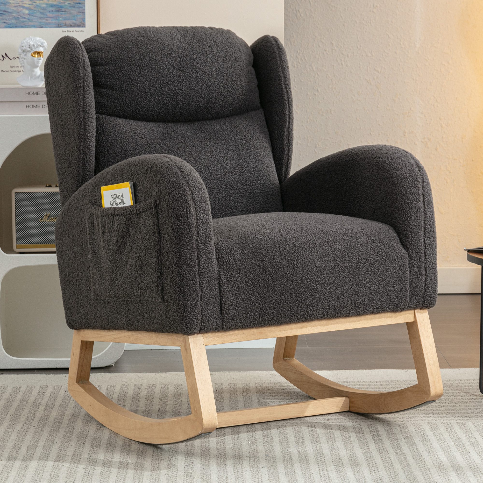 HAUSS SPOLE Schaukelstuhl Polsterstuhl Relaxsessel mit günstig online kaufen