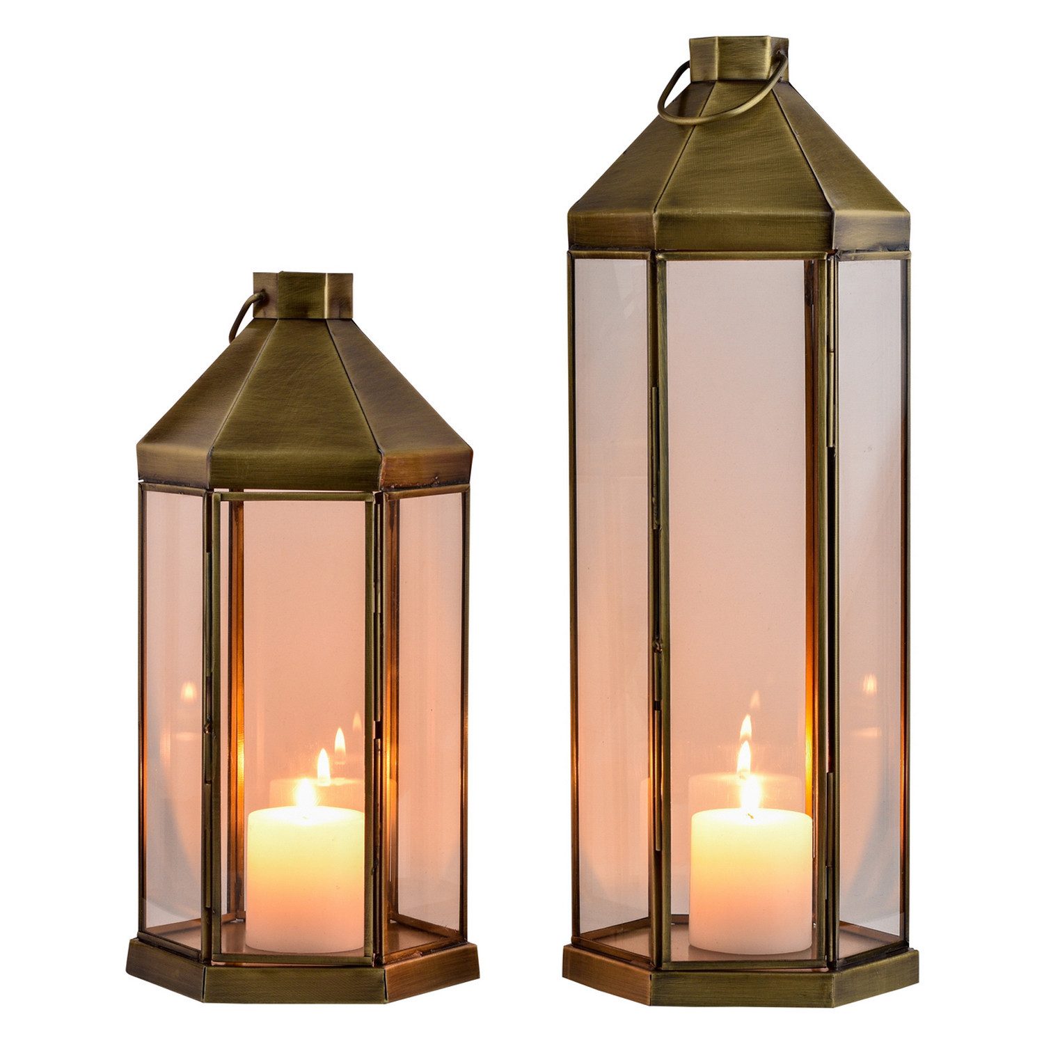 Marrakesch Orient & Mediterran Interior Windlicht 2er Set Vintage Deko Late günstig online kaufen