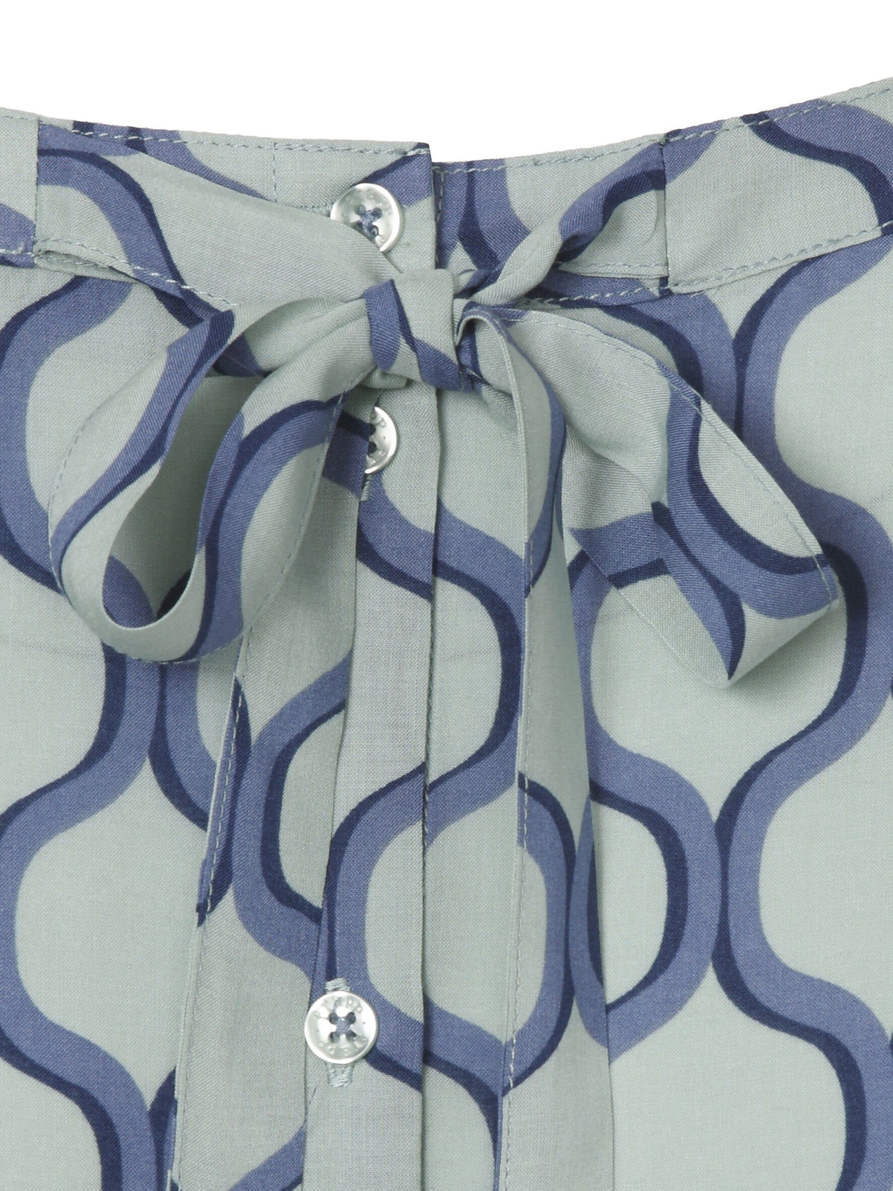 FRAPP grafischem Klassische Bluse Allover-Muster mit