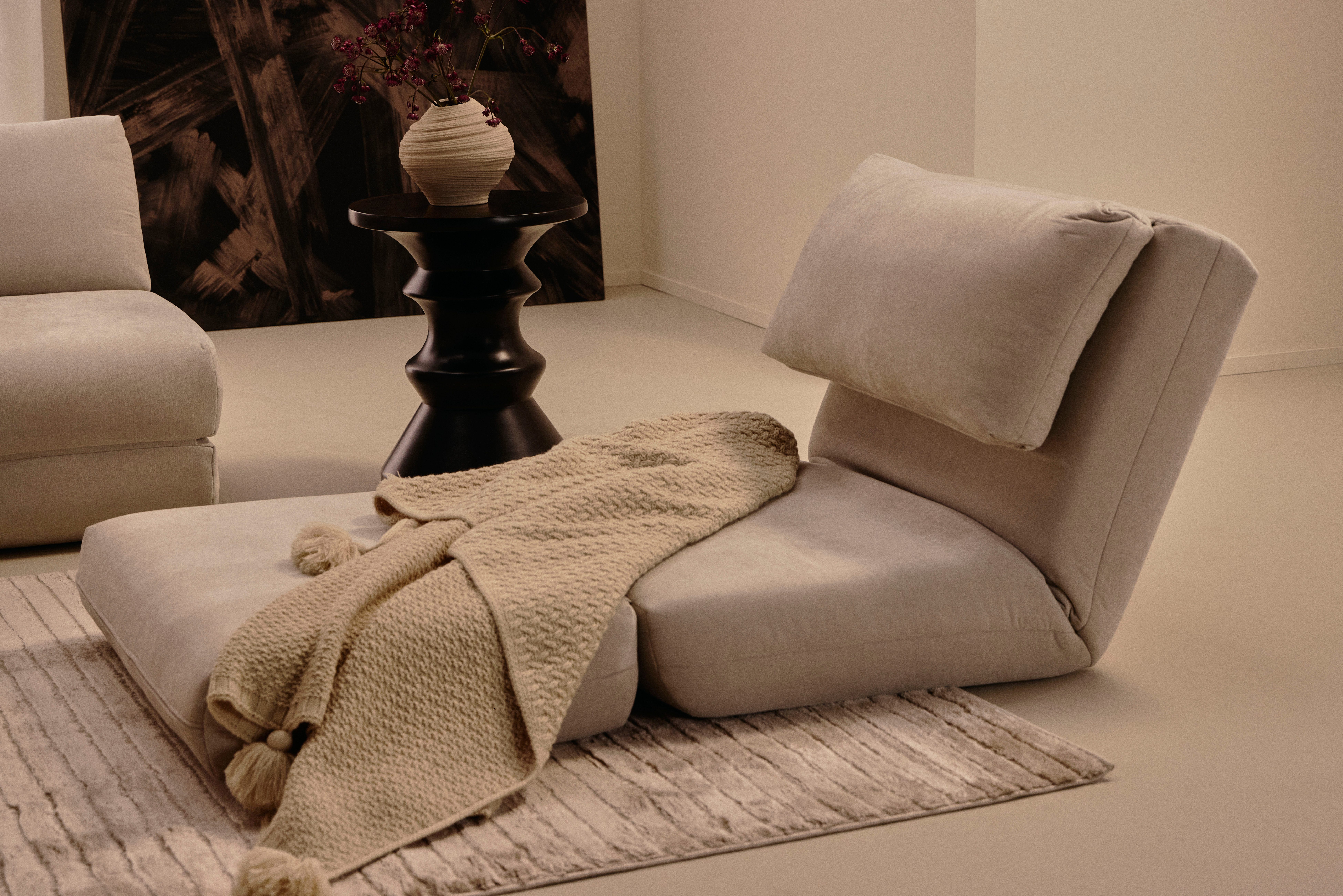Wohndecke Gelsa, Strick, Tagesdecke, weiche Haptik, Überwurf, LeGer Home by Lena Gercke, Strickoptik mit Tasseln, modern und weich, Wohndecke, Plaid, Überwurf – Bild 5 von 5