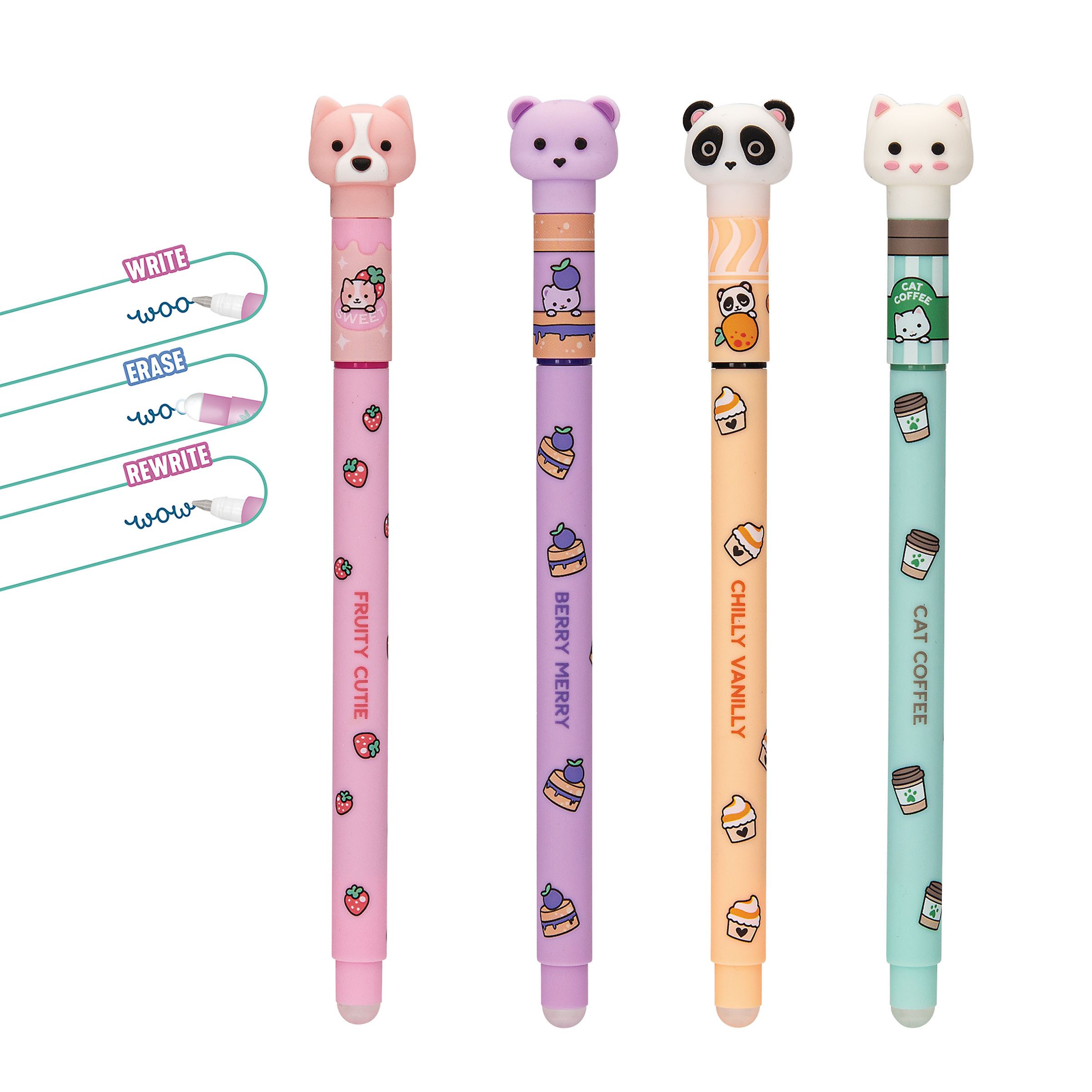 Depesche Federmäppchen PENfection Radierbarer Gelstift Colour Buddies