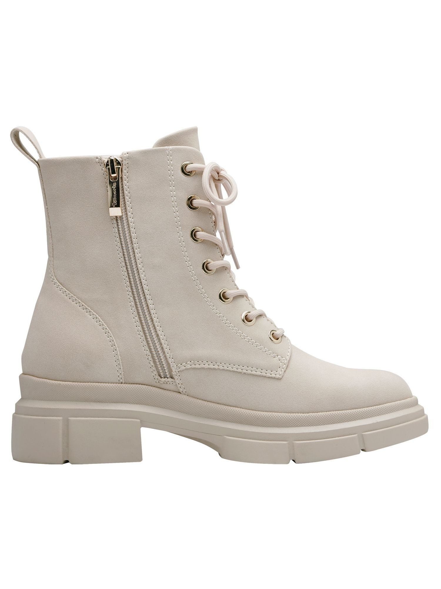 Tamaris TOUCH-IT mit Reißverschluss kein Absatz 1-25263-41 Schnürstiefelette TOUCH-IT