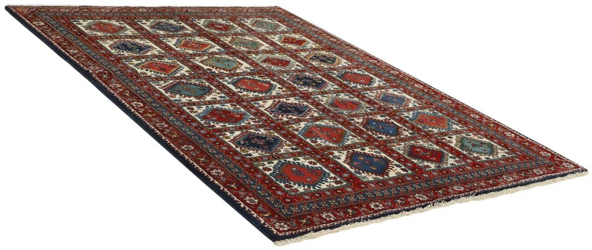 Orientteppich Yalameh 173x229 Handgeknüpfter mm rechteckig, Höhe: Perserteppich, 12 Orientteppich Nain / Trading