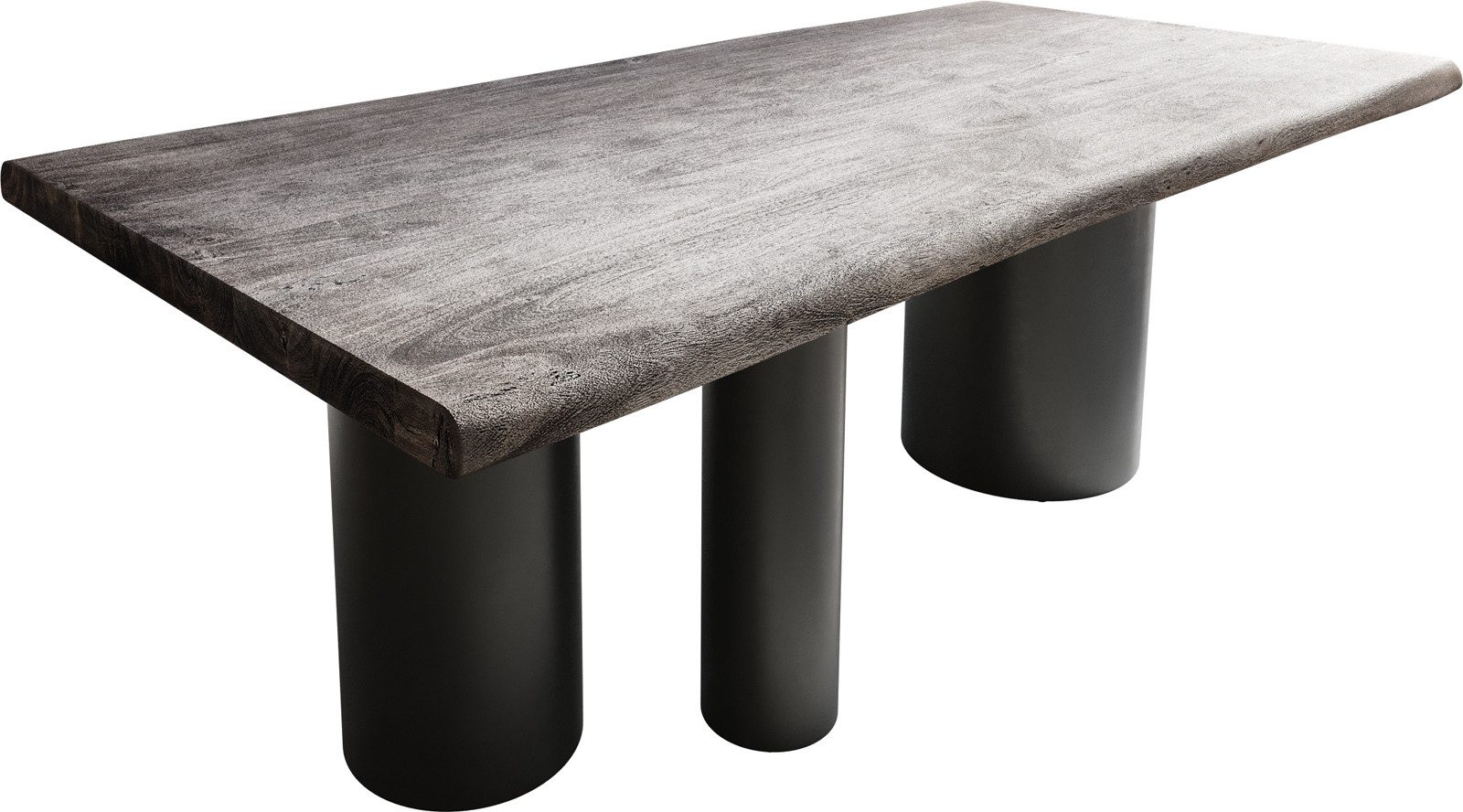DELIFE Esstisch Edge, Akazie Platin 200x100 günstig online kaufen