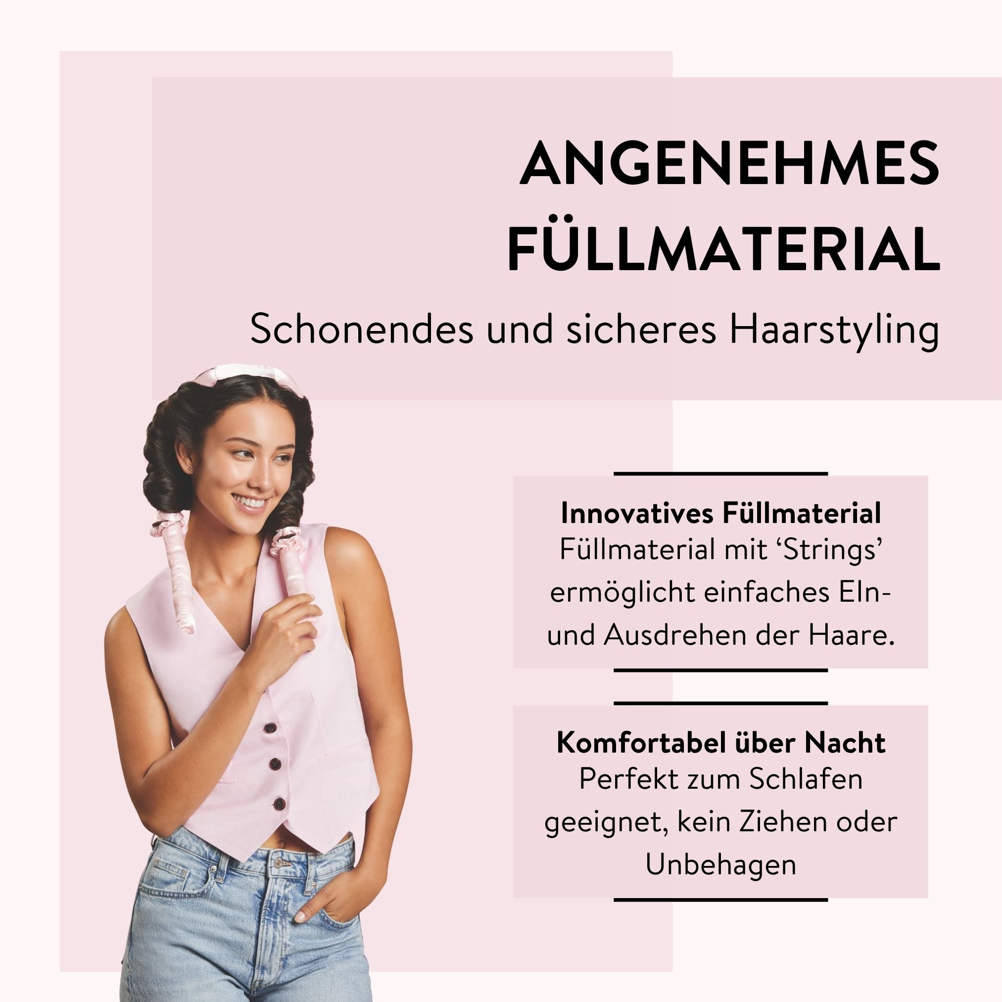 PARSA Beauty Lockentool mit Srunchies und Haarclips Lockenwickler · 5 Stk – Bild 5 von 5