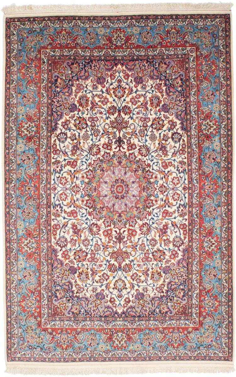 Nain 151x232 Orientteppich Trading, Handgeknüpfter 6 rechteckig, mm Orientteppich, Seidenkette Höhe: Isfahan