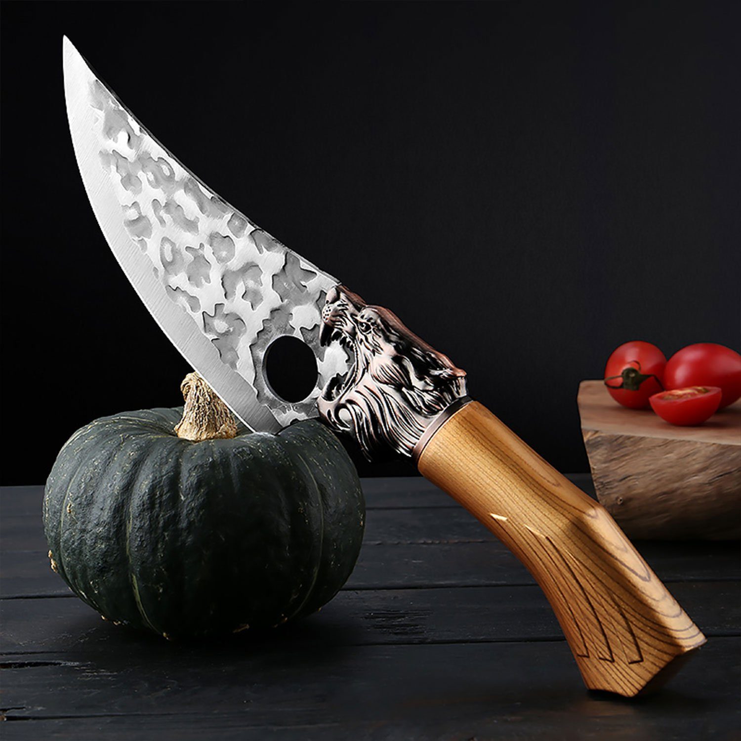 Hackmesser Das besondere Kochmesser, Hackmesser, Küchenmesser und Outdoormesser