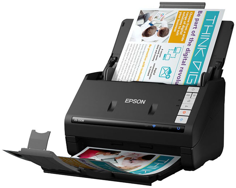 Epson WorkForce ES-550W Scanner, (WLAN (Wi-Fi), Wi-Fi Direct)