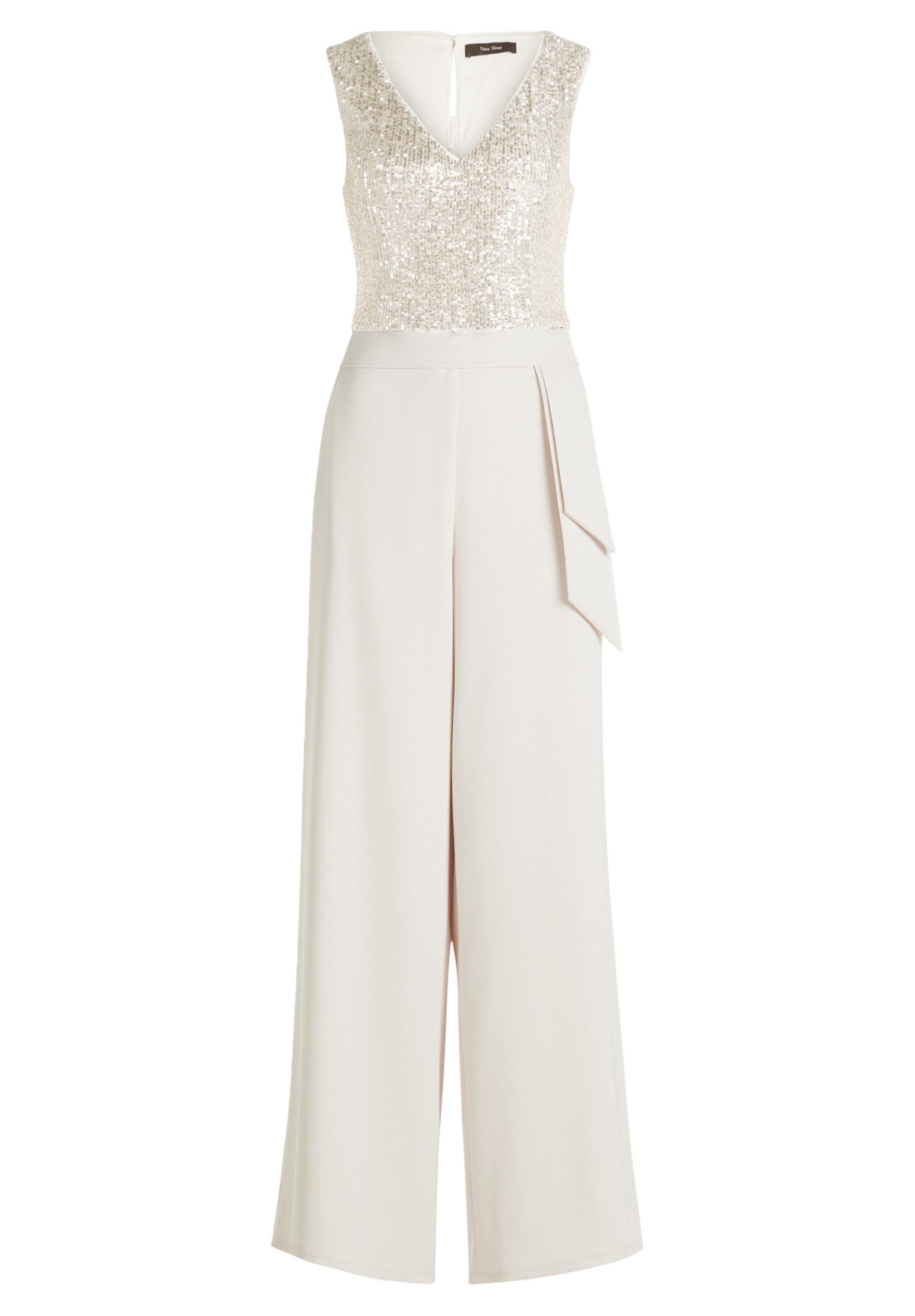 Vera Mont Overall Damen Jumpsuit mit Pailletten (1-tlg) Nahtführung günstig online kaufen