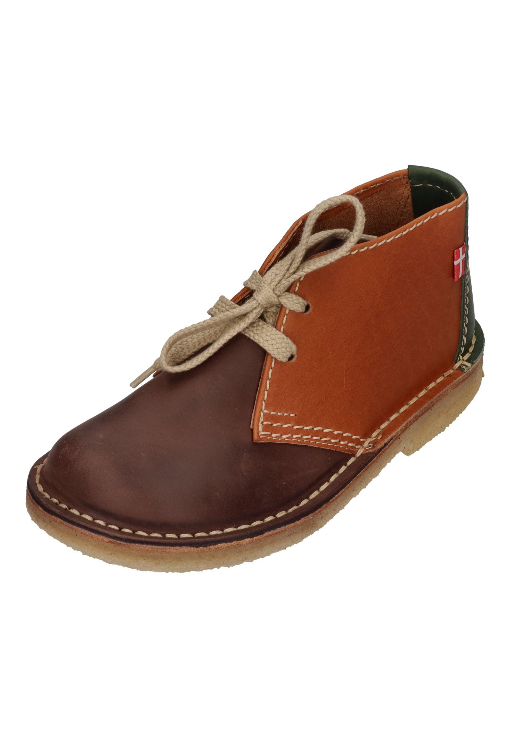 Duckfeet SJAELLAND Schnürboots green brown cocoa günstig online kaufen
