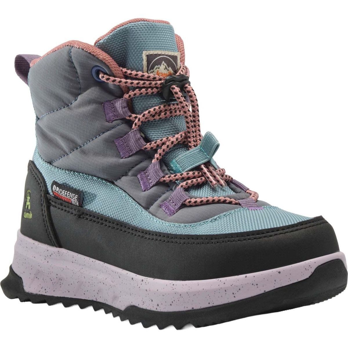 Kamik Stormy Mid 2 - Kids' Winter Boots Winterstiefel Wasserdichte Kinder-Winterstiefel mit Fleece-Futter und EVA-Dämpfung