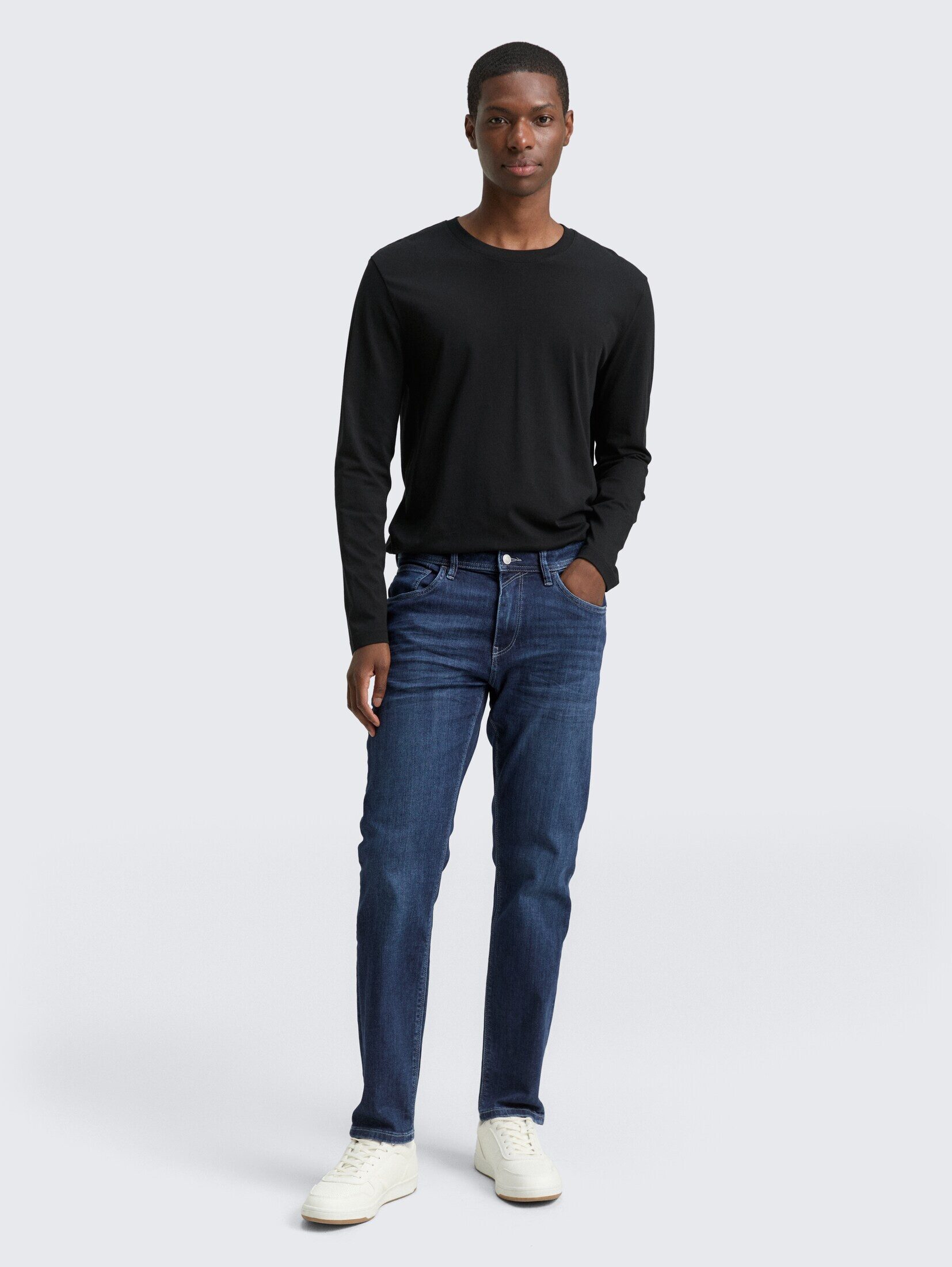 TOM TAILOR Denim Tapered-fit-Jeans Jeanshosen TTBRYDEN TAPERED Jeans mit St günstig online kaufen