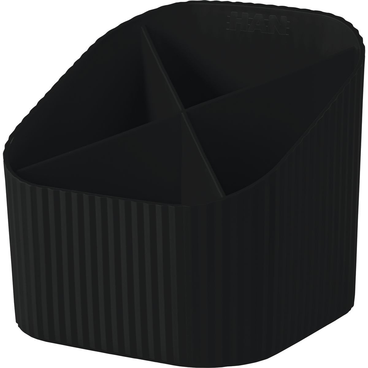 HAN Organizer HAN Stifteköcher Re-X-LOOP 4 Fächer schwarz