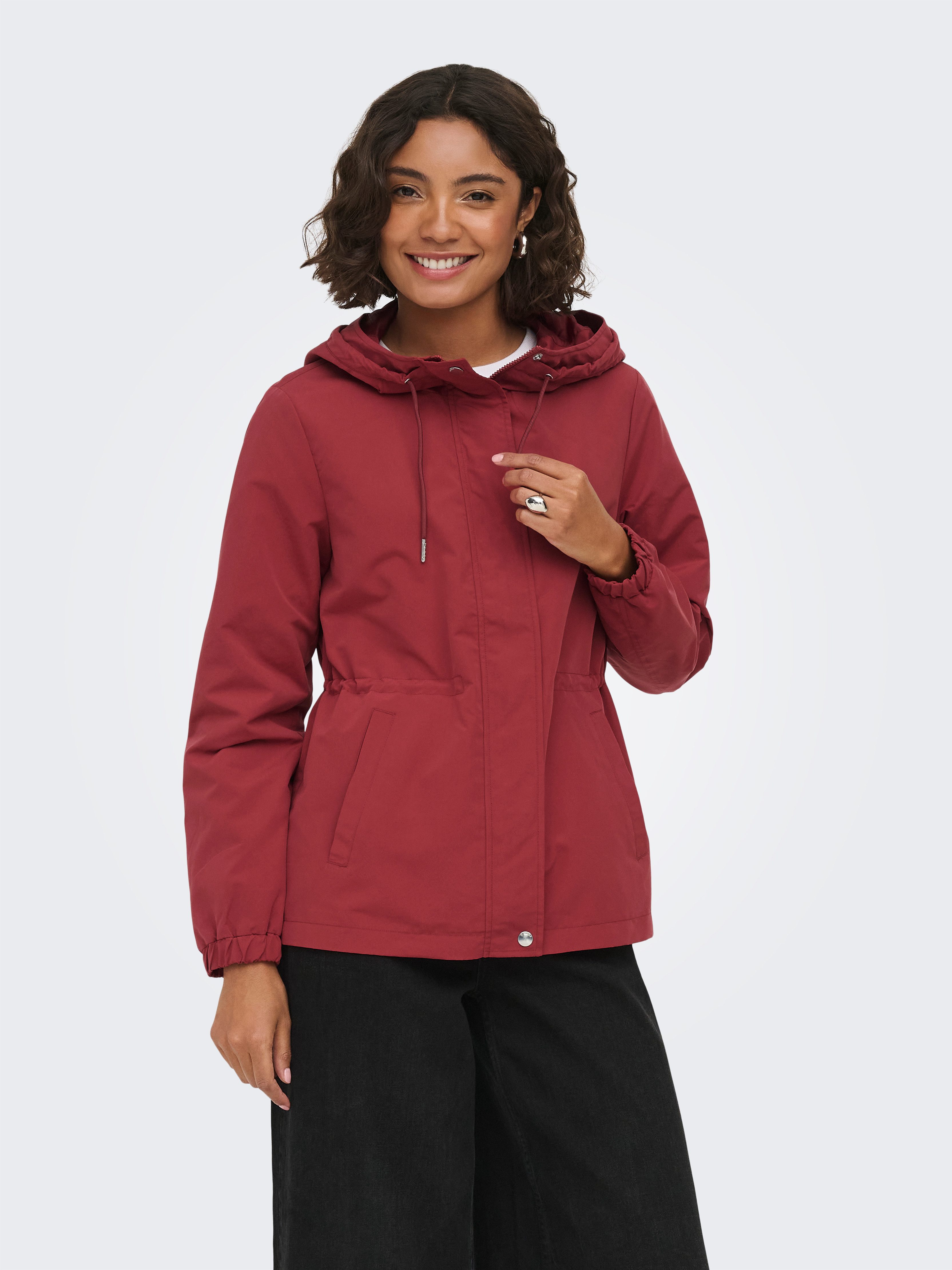 ONLY Parka ONLASTA LIFE STRING PARKA OTW Kunstfaser
