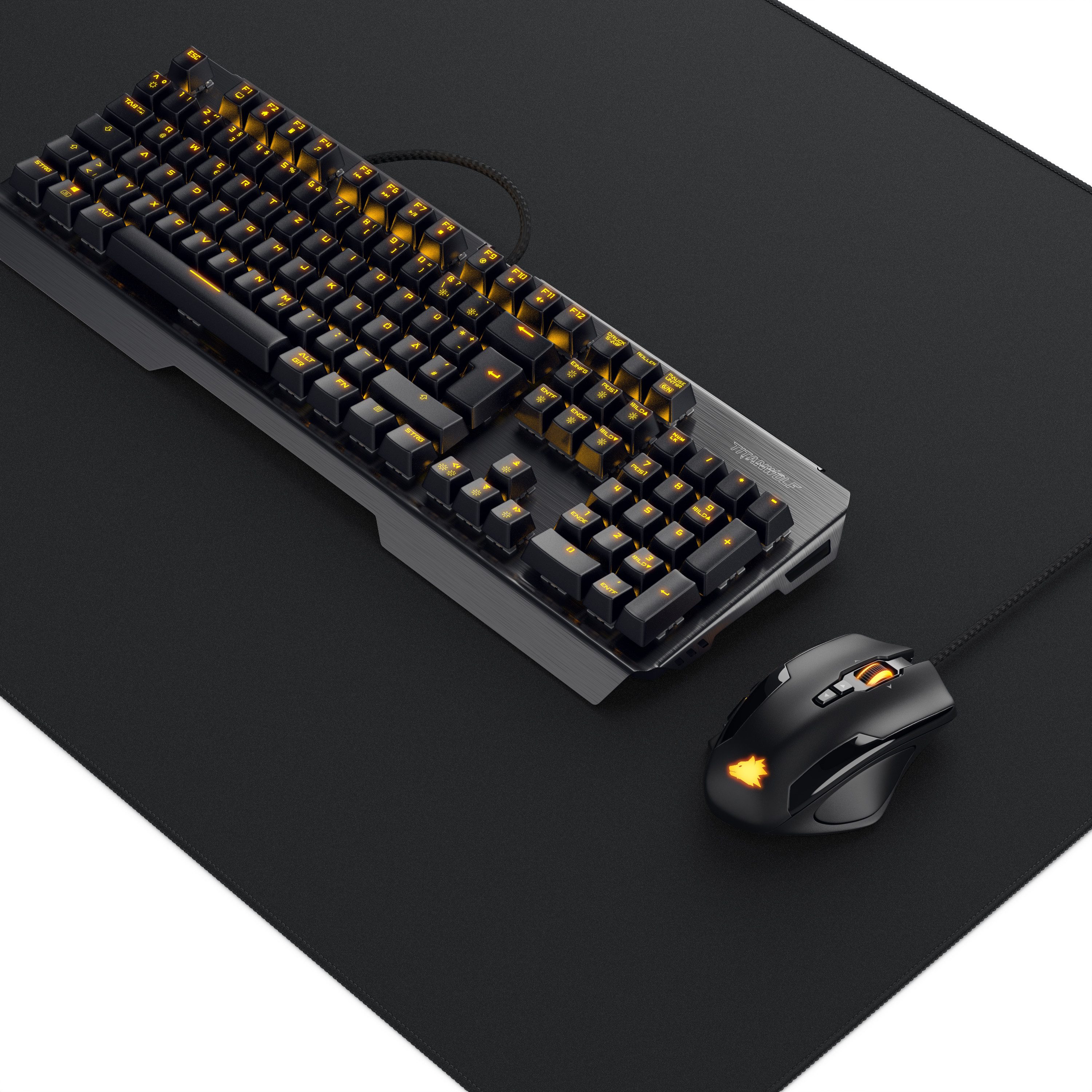 Tastatur-, Maus- und Mauspad-Set