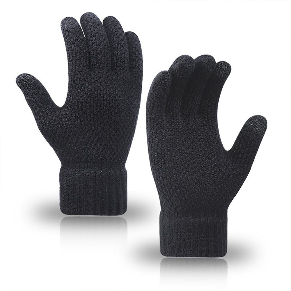 Coonoor Strickhandschuhe (2 Paare) Super Weiche Touchscreen Handschuhe, Winter, Unisex